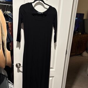Cynthia Rowley Black high low maxi Dress